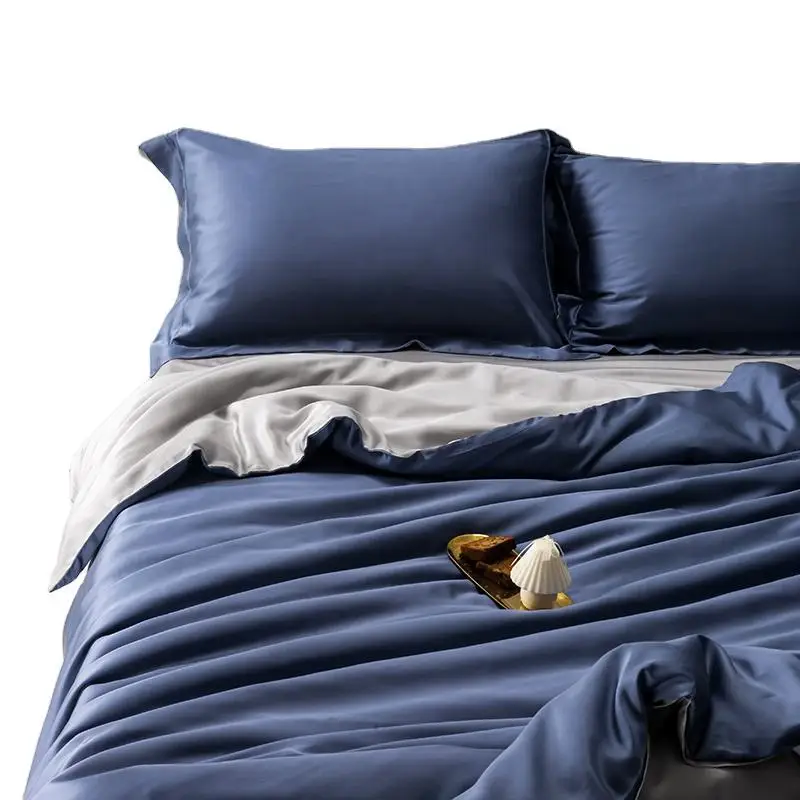 Hot Sale OEKO-TEX 300 Threads 100% Organic lyocell Bamboo Bedding Sheet Set