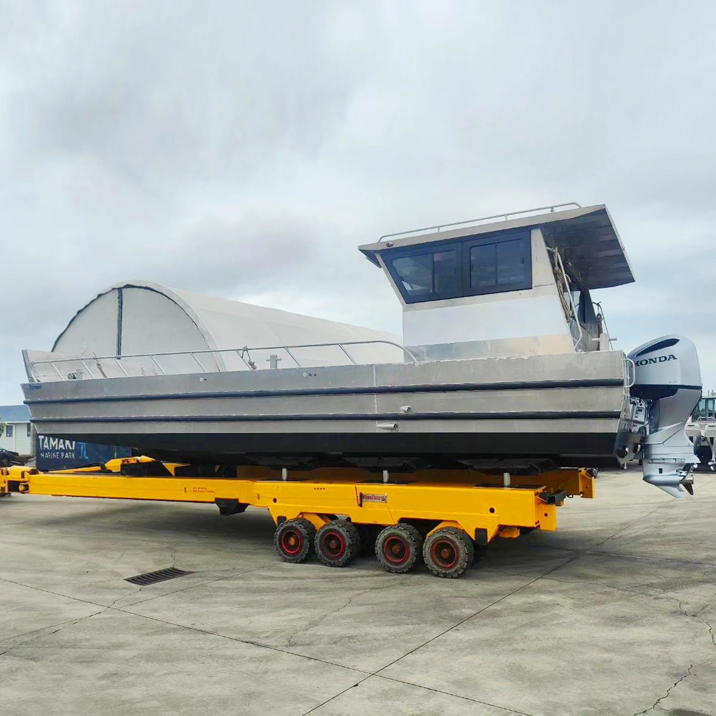 11m open sea barge aluminium work cargo boat landing craft for sale