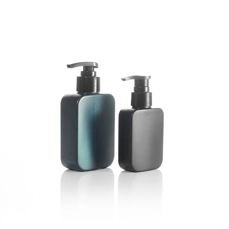 Wholesale Cosmetics Packaging Shampoo Bottle HDPE Empty 200ml 300ml Custom Lotion Plastic Bottle