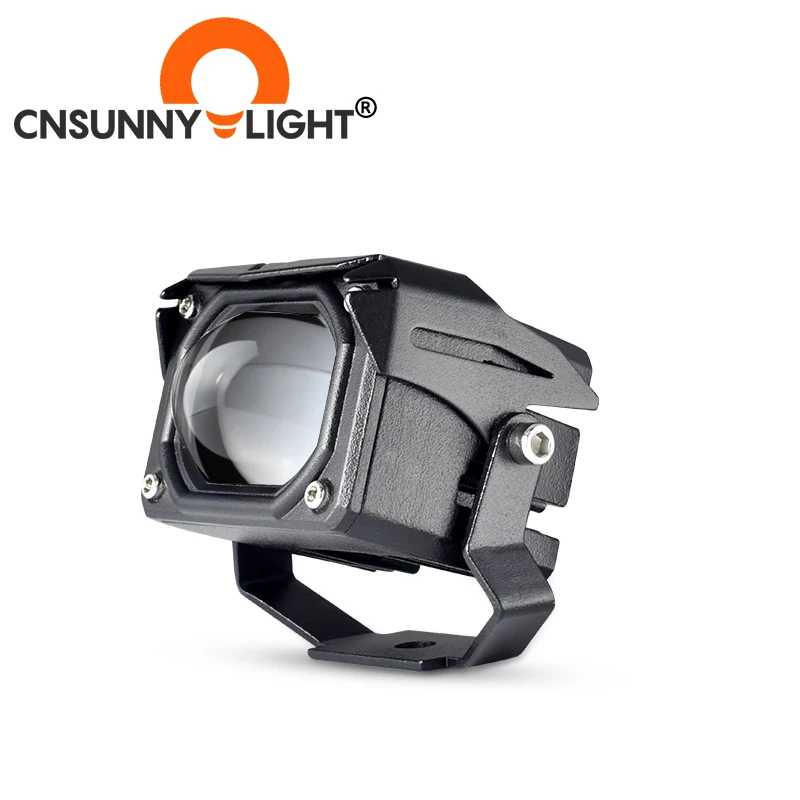 Lorry Pickup Truck LED Car Fog Lamp Headlights 6000Lm Bi Lens Dual Colors Yellow White Headlamp Spot Work Lighting Assembly