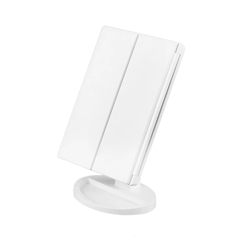 Fullkenlight desktop touch compact led makeup mirror smart make up mirror with led light