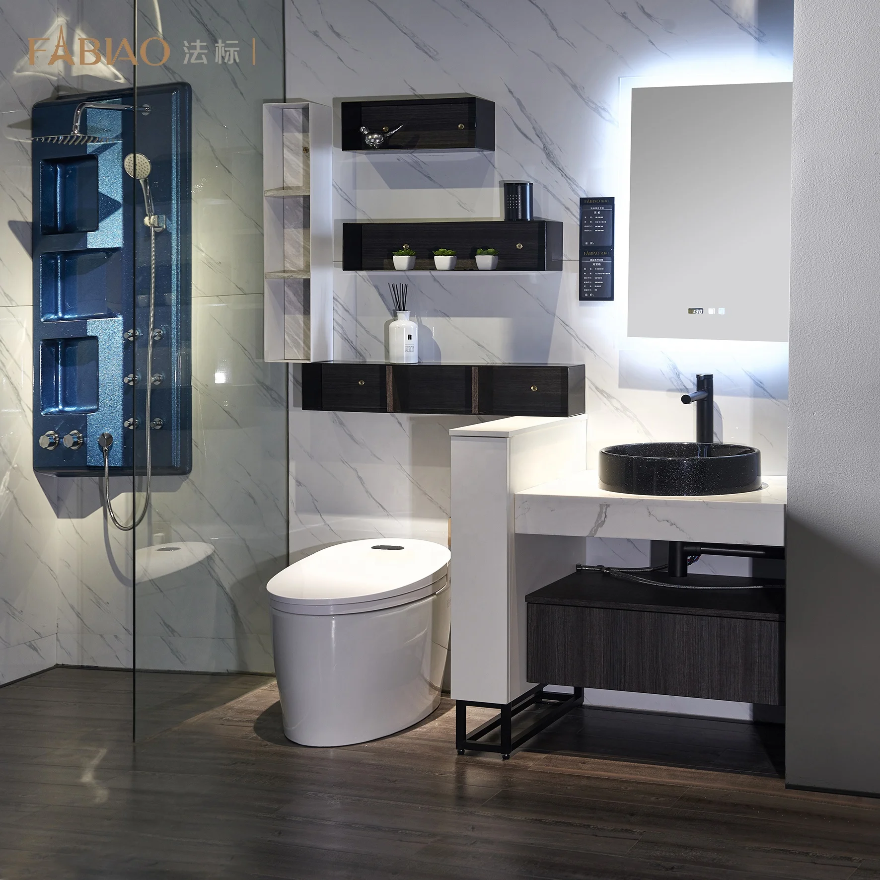 Manufactured bathroom vanity mirror cabinet bathroom furniture with reasonable price