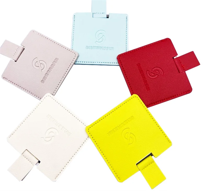 wholesale Portable creative unbreakable cute little mirror stainless steel Pocket makeup mirror