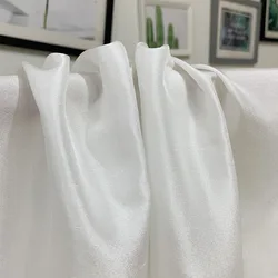 100% Silk 19 mm White Silk Greige Fabric Width 140 Custom Dyeing Printing Dupion Silk Fabric