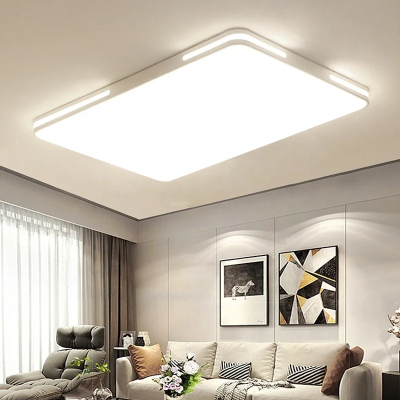 Square Ceiling Lights Kitchen Fixtures Living Bedroom Office Study Home Lighting Restaurant Panel Lamp