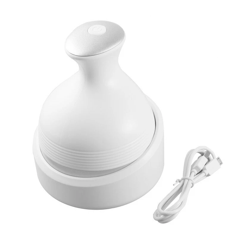 
3D головка Электрический головы массажер для роста волос, 360 градусов, Usb зарядка, Электрический силиконовый волос головы массажер для головы 