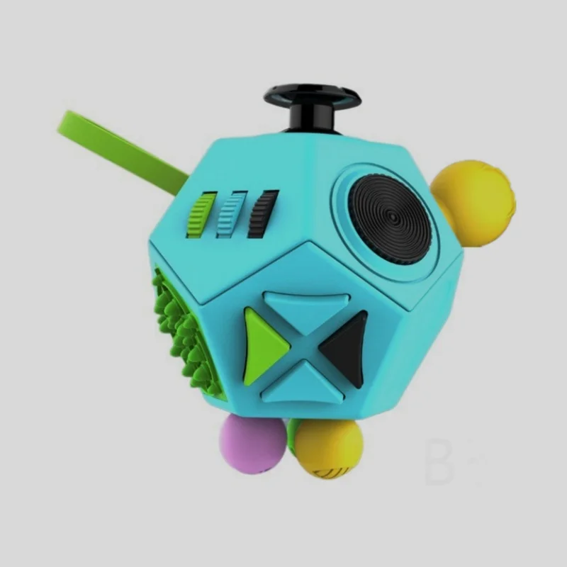 12 Sided Cube Toys,Fidget Dodecagon Toys Relief Stress,Autism Anxiety Depression for Kids and Adults