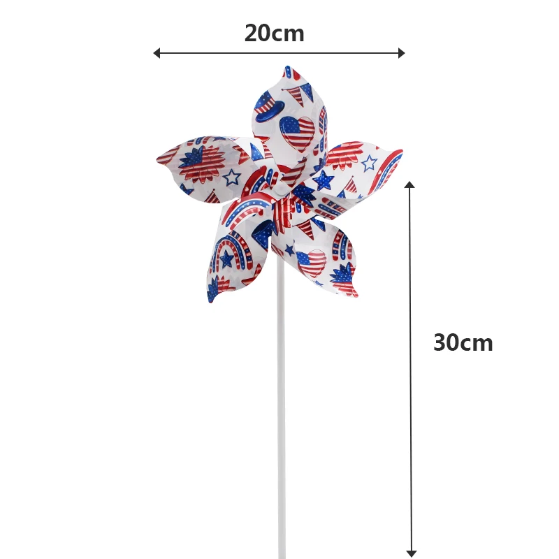 Personalized PET white plain windmill sublimation blanks wind pinwheel for garden decoration