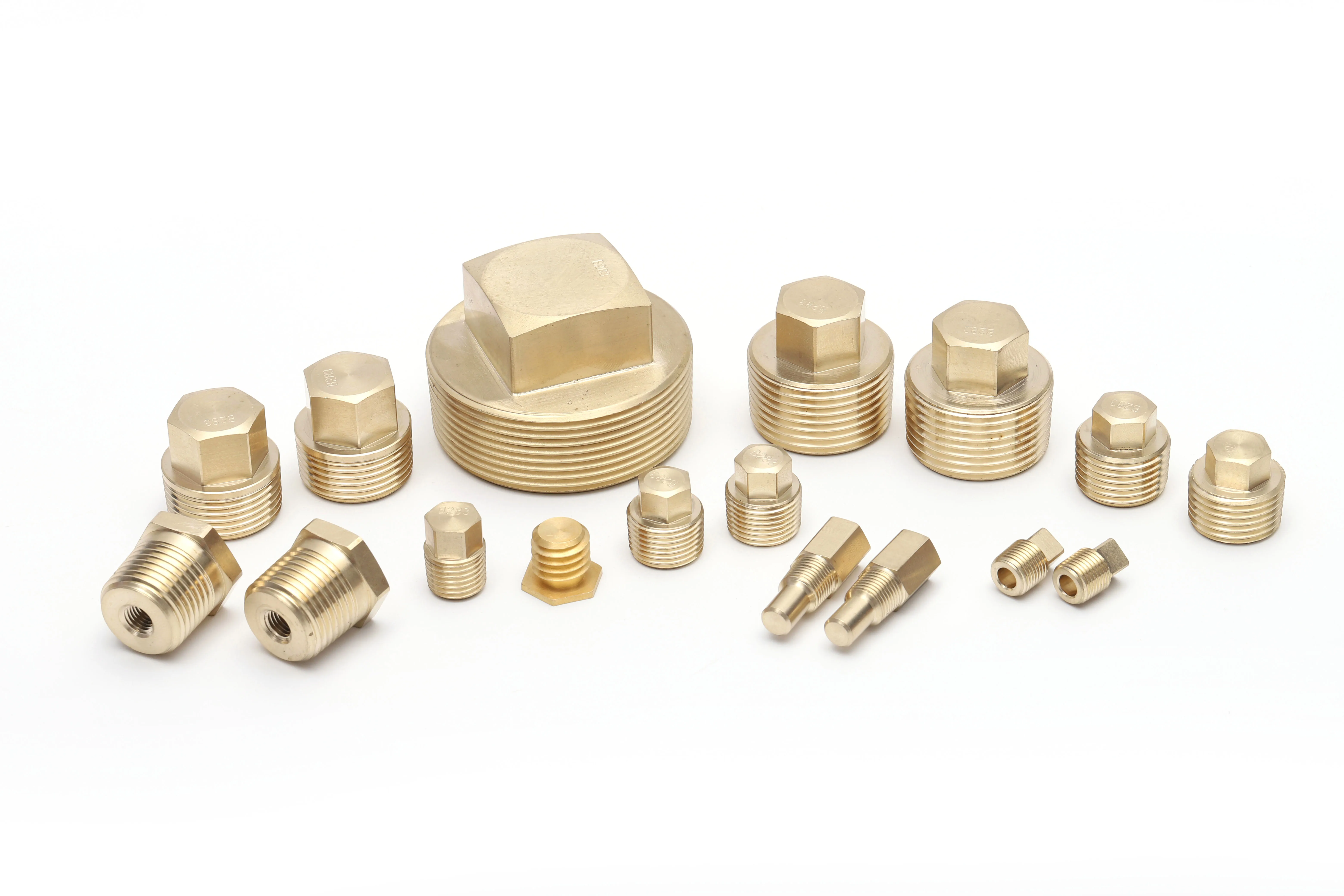 high tensile bolts with best quality Copper Brass and Bronze BSPT Brass Hpb59-1 Male End Drain Plug Fittings for Plumbing