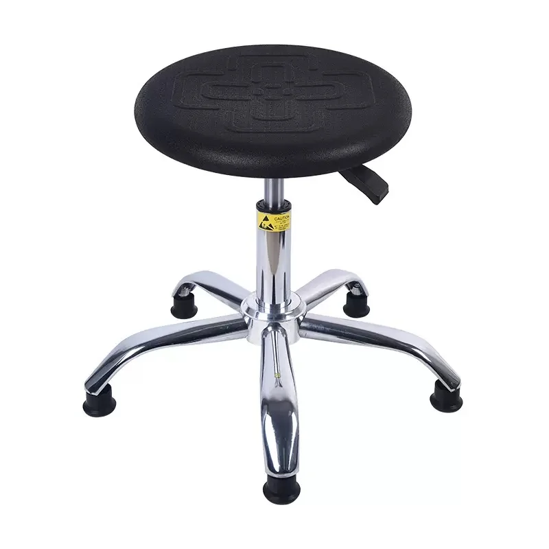 JBY-53 Chinese knot pattern PU foam seat Adjustable height bar stool chair