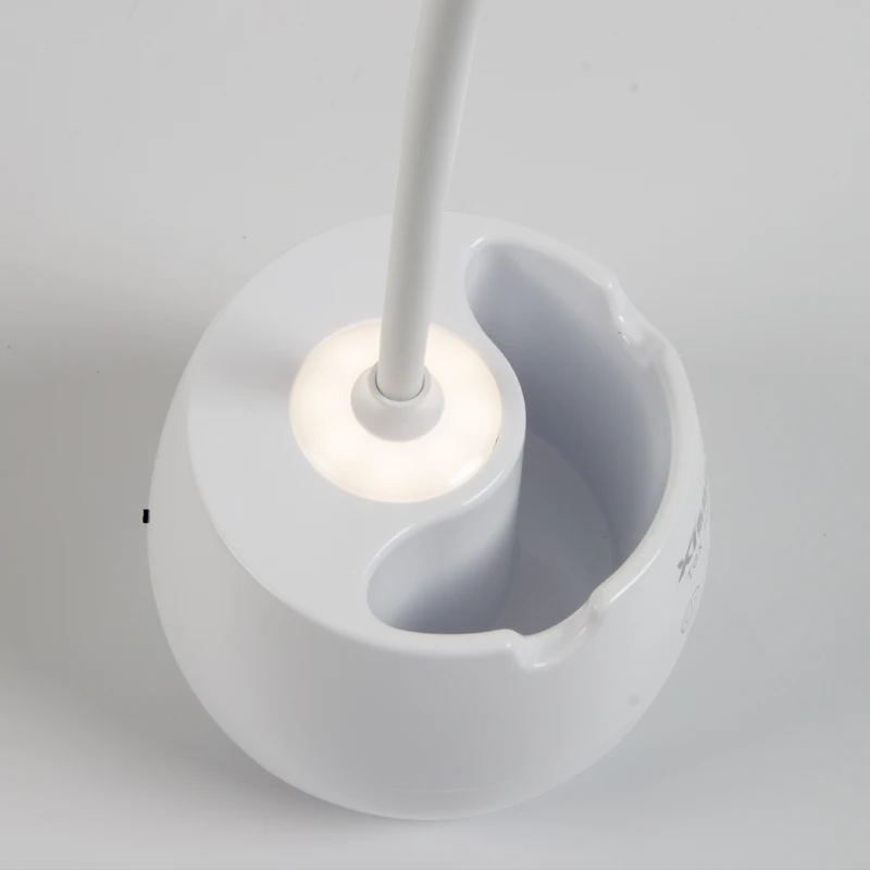 Modern style horn shape LED night light lamp Eye-protection SMD desk lamp with phone holder for daily use