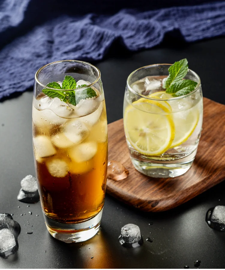 Customized Logo Libbey Thick Bottom Transparent Glassware Long Drinking Highball Glass for Wedding Bar Pub