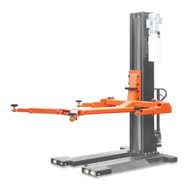 
inground Pneumatic single post lift car hoist auto lifter with CE certification 