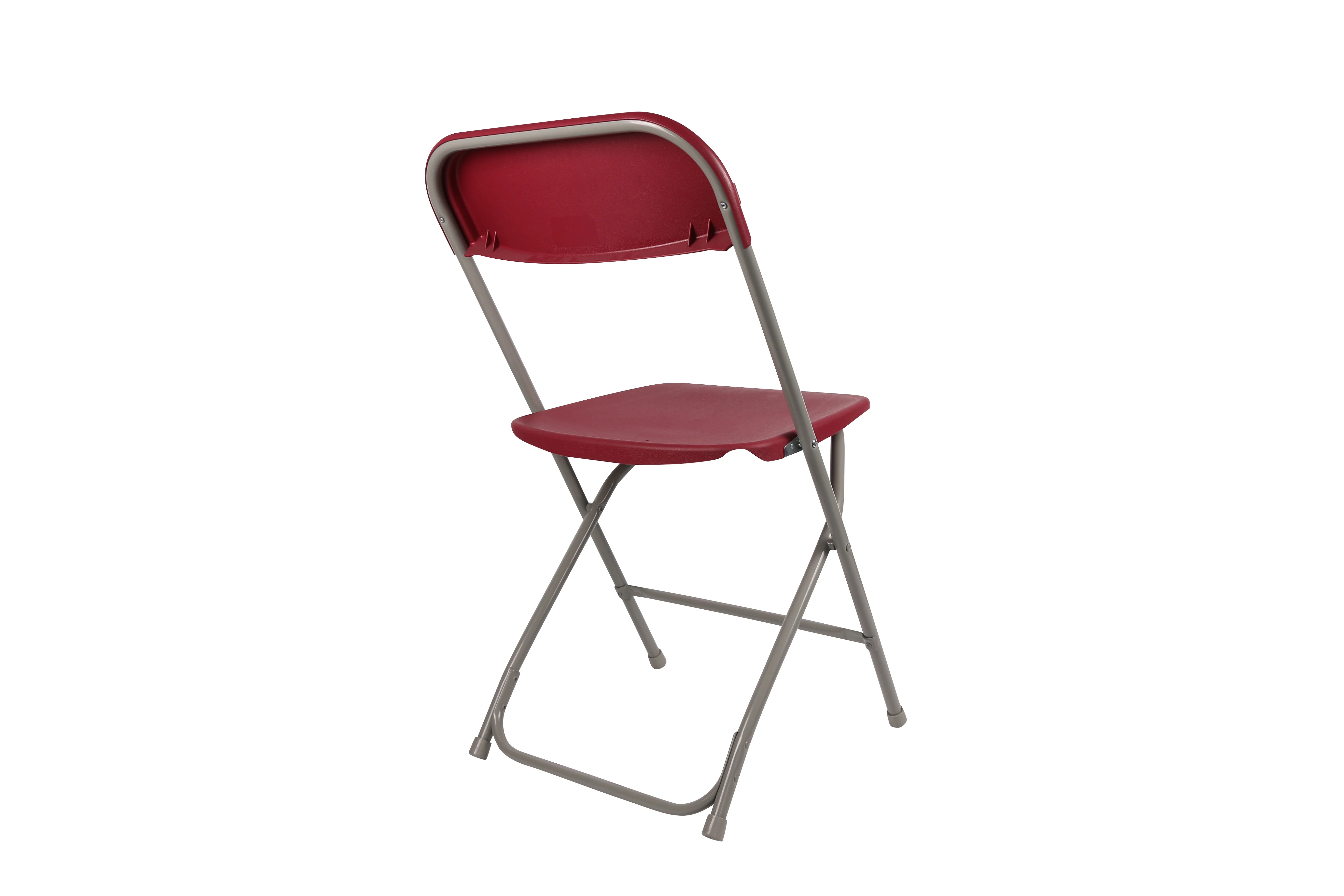 commercial grade red plastic folding chair heavy duty  chair