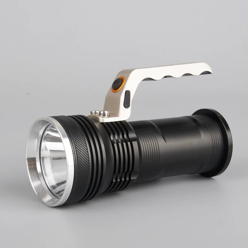 Long Distance Aluminum Alloy Super Bright Searchlight Rechargeable Handheld Torch Light Led Flashlight For Hunting Searching