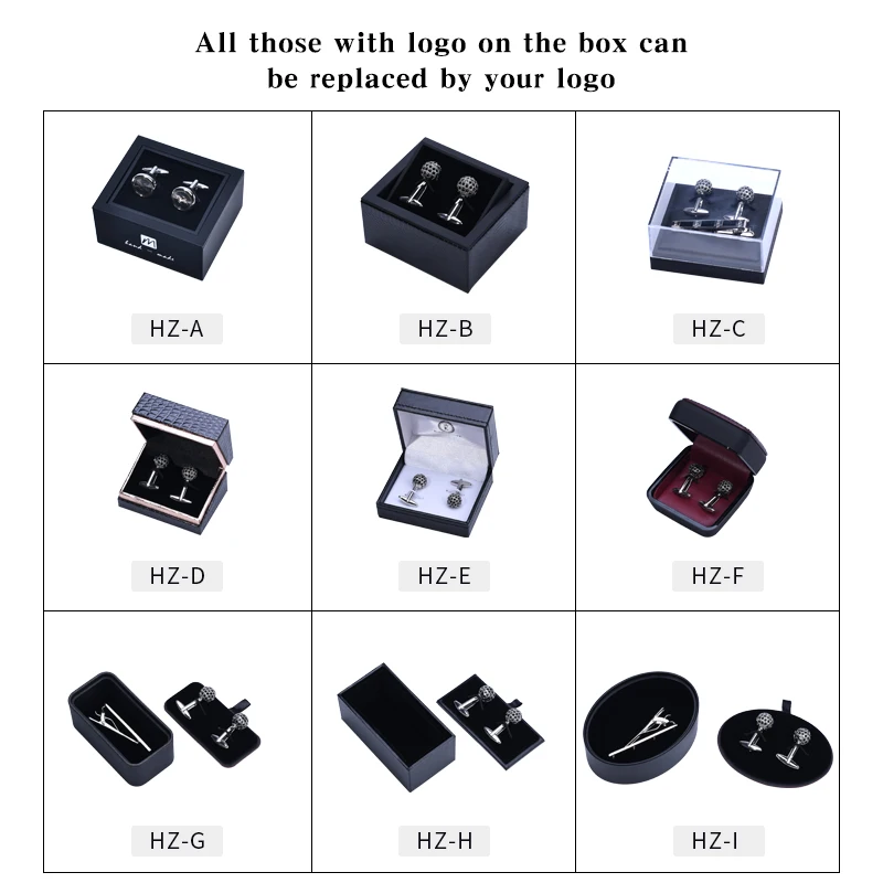 Kaidvll Mens Cufflink Golden Silver Color 32 Choice Square Round Design High-grade Cufflinks Trendy Cufflinks For Mens