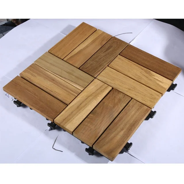 
Foshan factory garden use new design exterior timber wood decking floor tile 