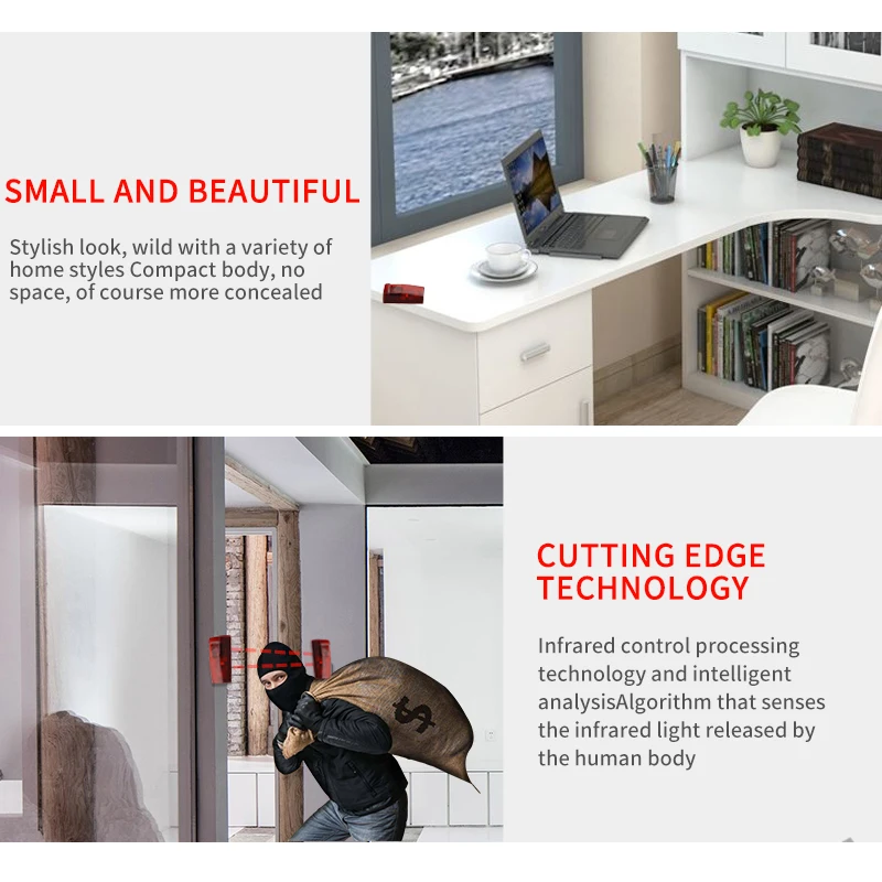 YET611RI auto optical proximity led motion position door alarm sensors light smart 433 mhz ir ac remote control