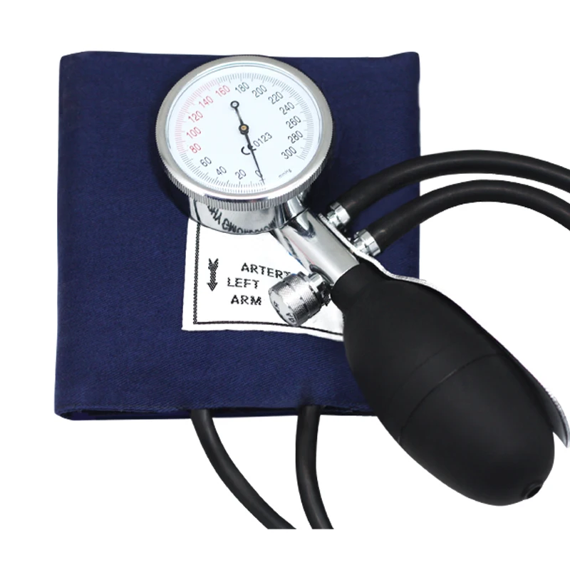 ORIENTMED Wall Mounted Gauge Aneroid Sphygmomanometer Manual Blood Pressure Monitor with Adult Black Cuff