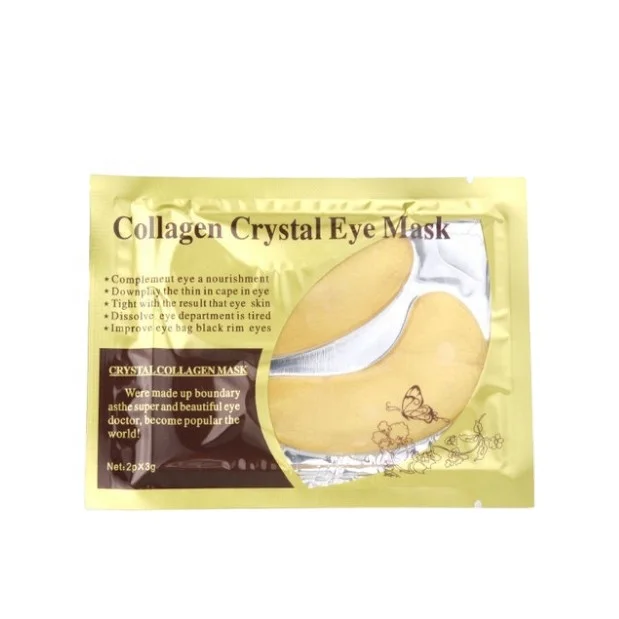 Water Dissolve 24K Gold Hydro Gel Eyes Mask Anti Wrinkle Cow feet Remover Dark Circle Under Eye Patches