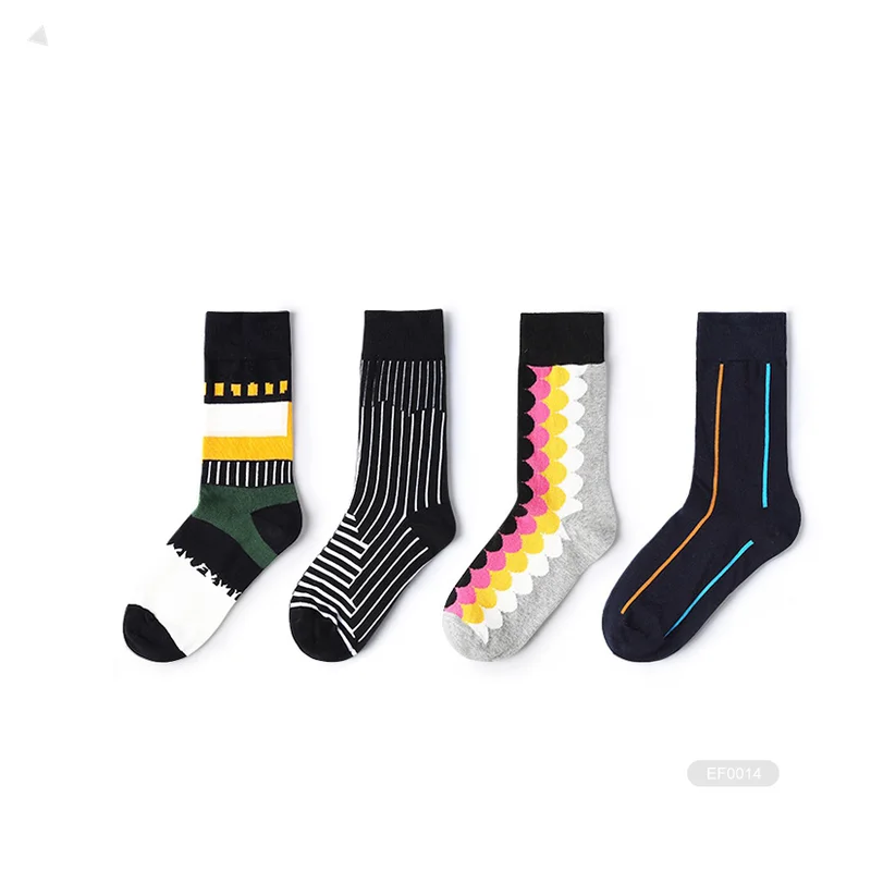 KAITE-2-E0550 mens fashion socks unisex cotton fashion trend men socks