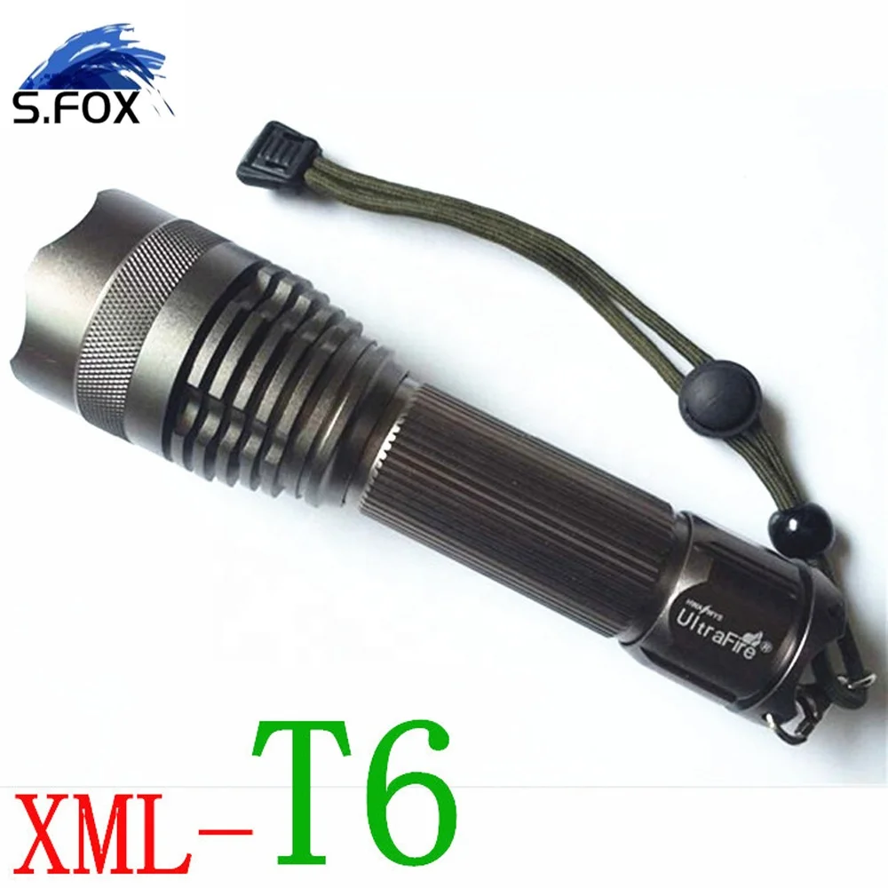 Strong Power Camping Lighting Hunting 1300LM 18650 Rechargeable Torch LED Emergency Flashlight