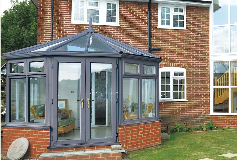 Easy assemble veranda sunroom glass house sunrooms 4 season conservatory sunrooms from CHINA