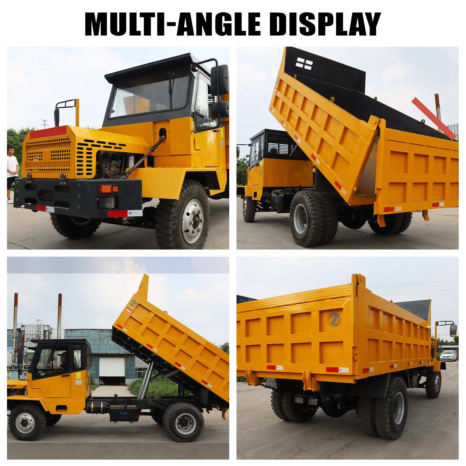 Underground Transport Equipment Mining Mini Mechanical Dump Truck 12 Tons