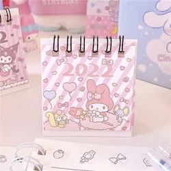 2022 Japanese Anime Cartoon Mini Desktop Calendar Daily Schedule Table Planner Yearly Agenda Organizer Office Desktop Decoration