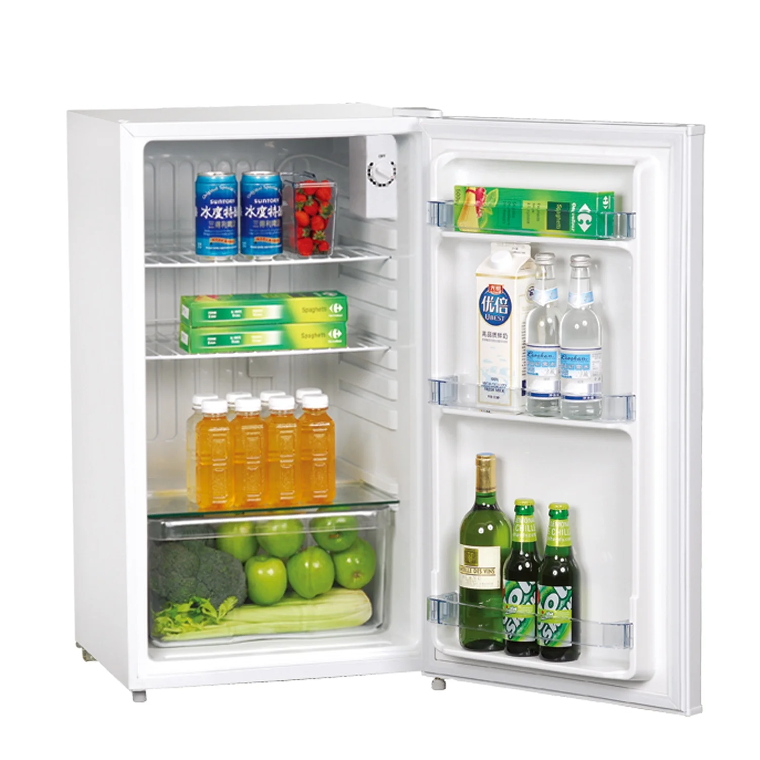 Мини Портативный Компактный однодверный холодильник для напитков Smad