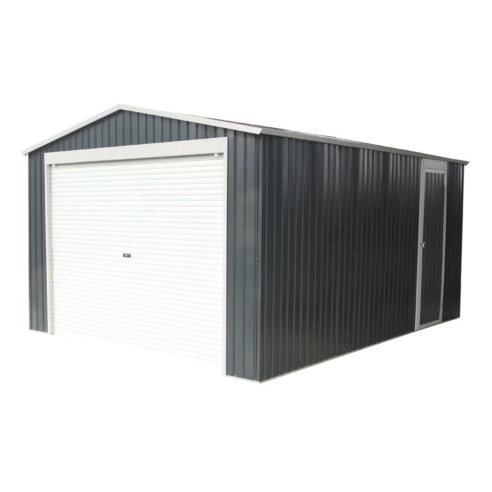 Wholesale Steel Frame Durable Car Garage Shed 11x14 With Rolling Door