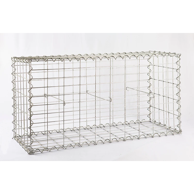 Stone cage fence Retaining wall Welded galvanized gabion baskets Welded gabion box mesh  wire gabion basket