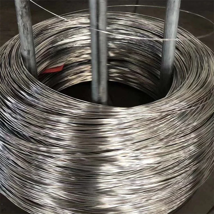Factory Directly Supply AISI 201 202 302 304 316  410 430 420J2  Cold Drawn  Stainless Steel Wire Coil