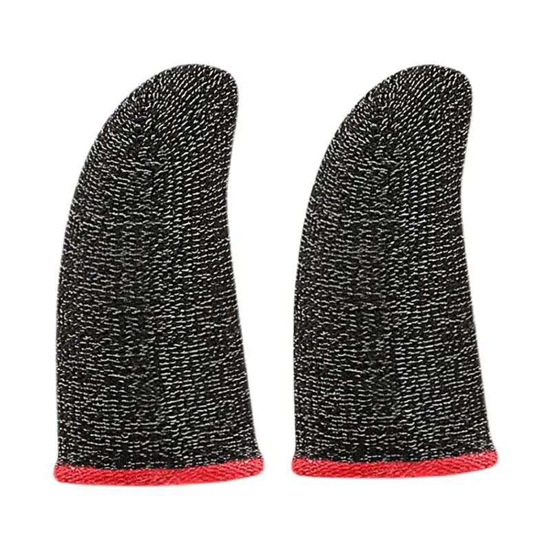 Dropship Sweat-Absorbent Thumb Sleeve Silver Fiber Joystick & Video Game Console Gaming Finger Sleeve Other Game Accessories