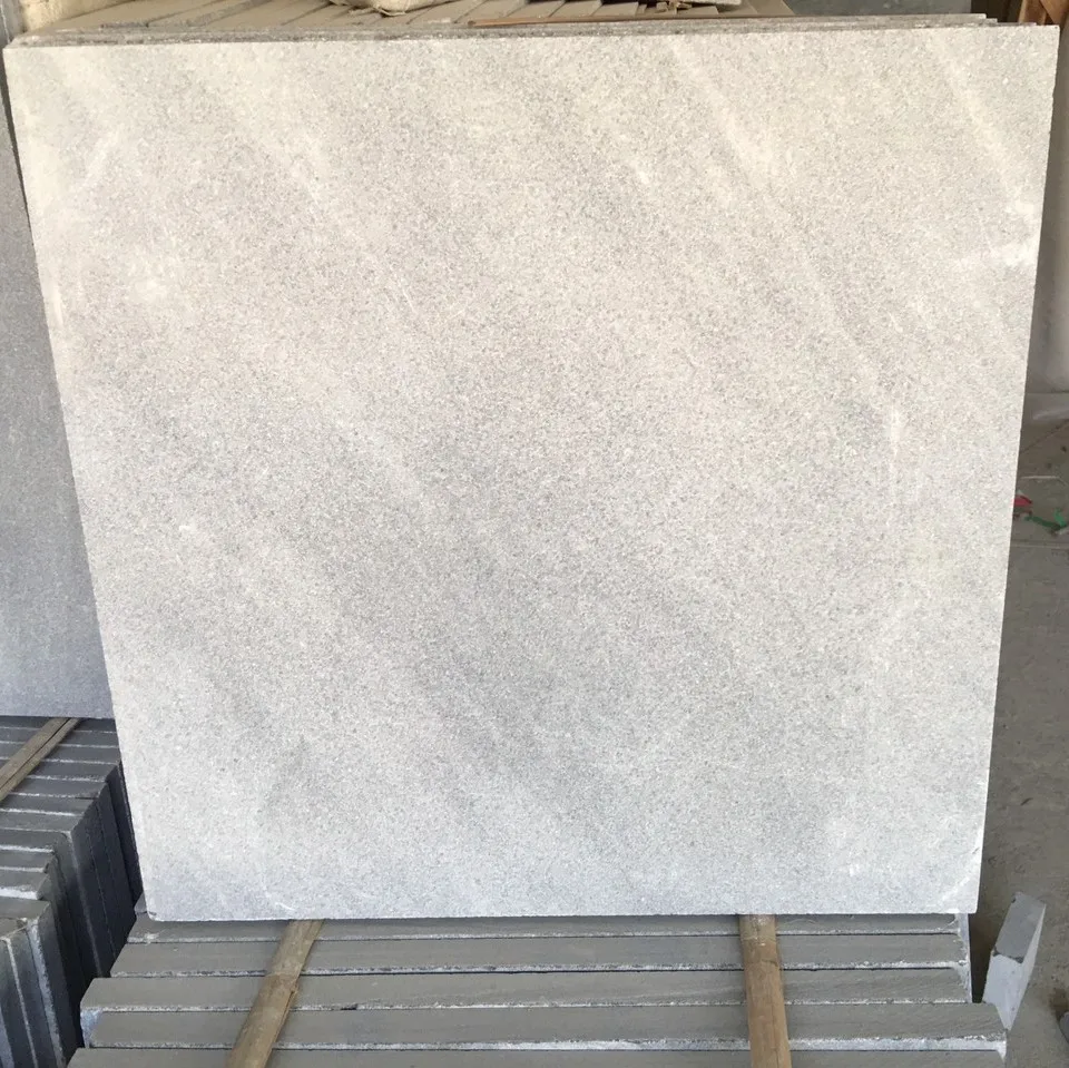 Серая барабанная плитка и плита известняка для наружного мощения