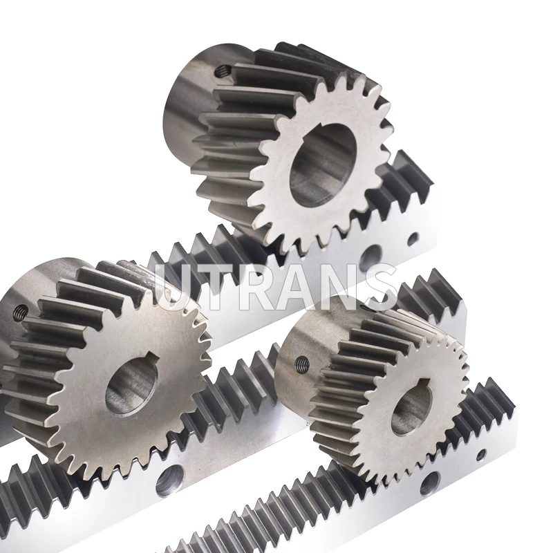 Cnc Transmission Parts Stainless Steel Din6 M5 Helical Gear Rack