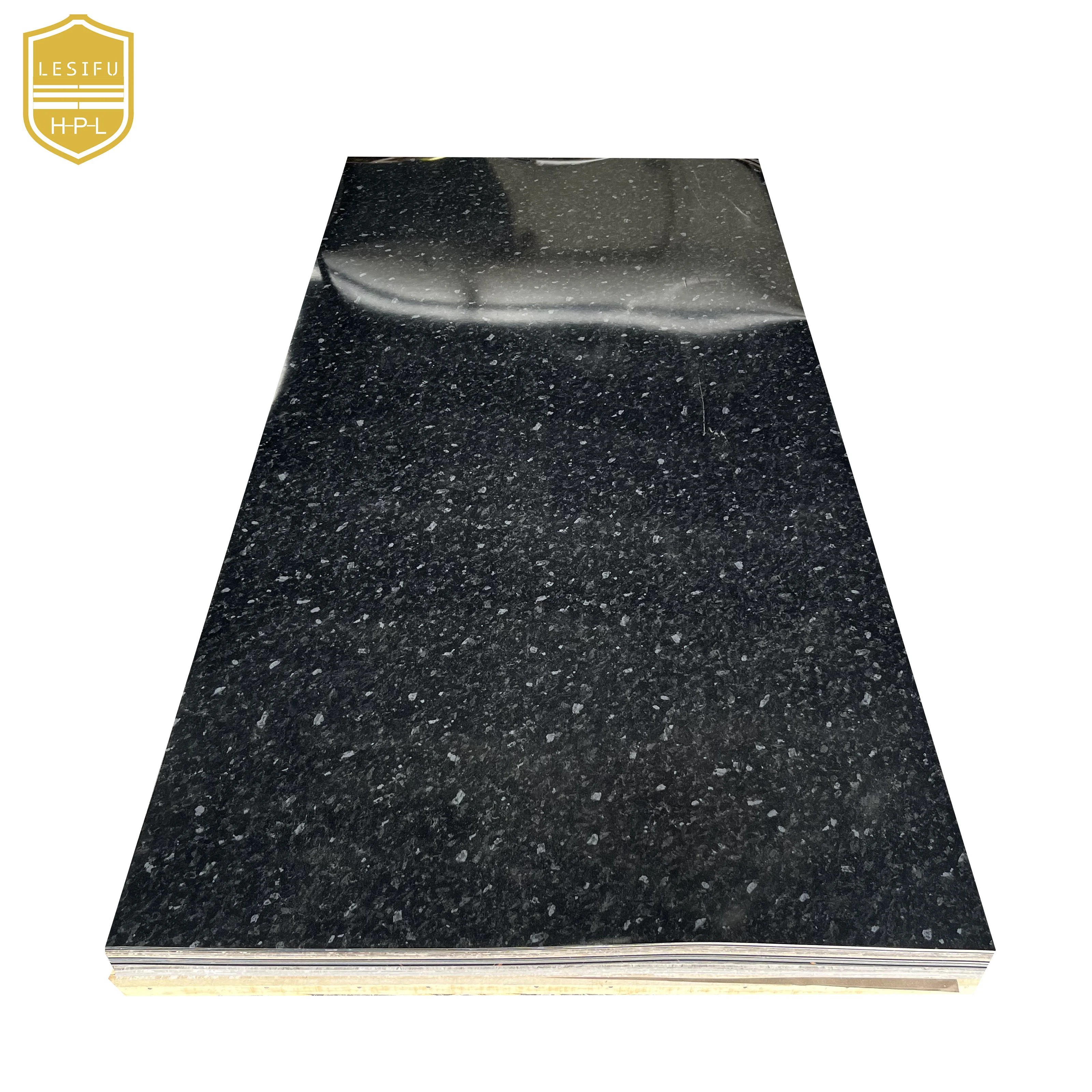 Mable Grain HPL Stone Pattern HPL Laminate Sheet For Kitchen Cabinet