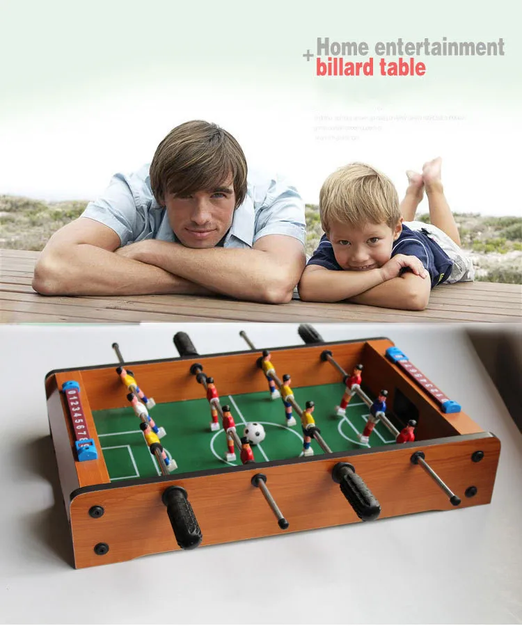 High Quality Soccer Table Game Machine Wooden Mini Football Sport Operated Foosball Table Toy For Gifts