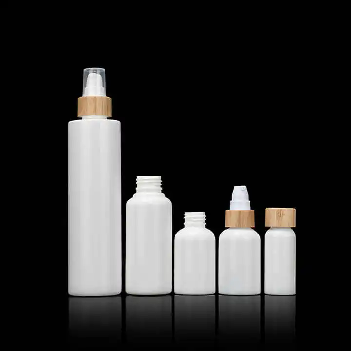 250ml 300ml 500ml Biodegradable Cosmetic Skincare Packaging Shampoo Bottle PLA Custom Plastic Bottle For Body Lotion