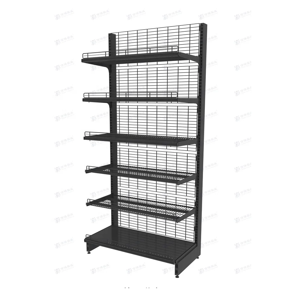 XINDE High quality 5 Lays Metal Wire Basket Candy Potato Chip Rack Snacks Display Stand for Market