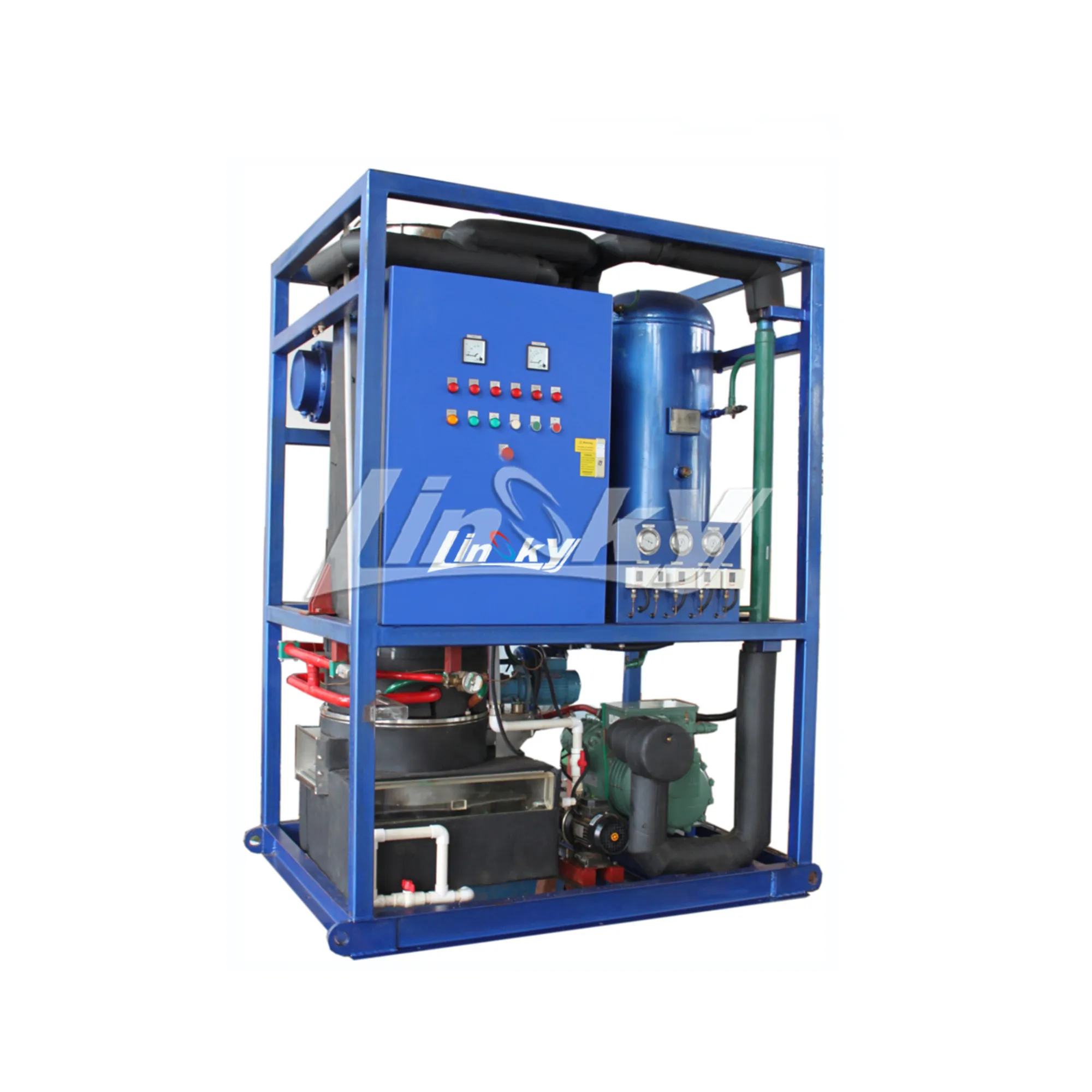 Automatic ice machine ice making equipment Linsky 5 tons tube ice machine price