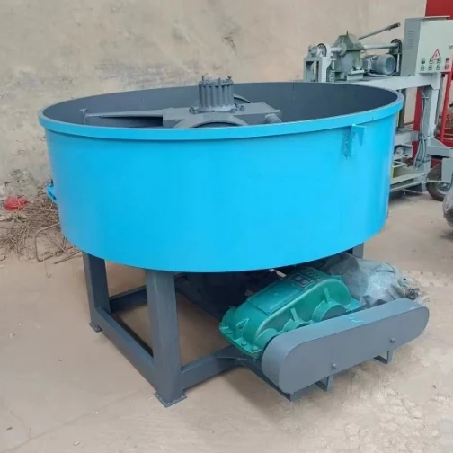 Flat Mouth Mixer Vertical Concrete Mixer Disk Flat Mouth Mixer For Making Bricks