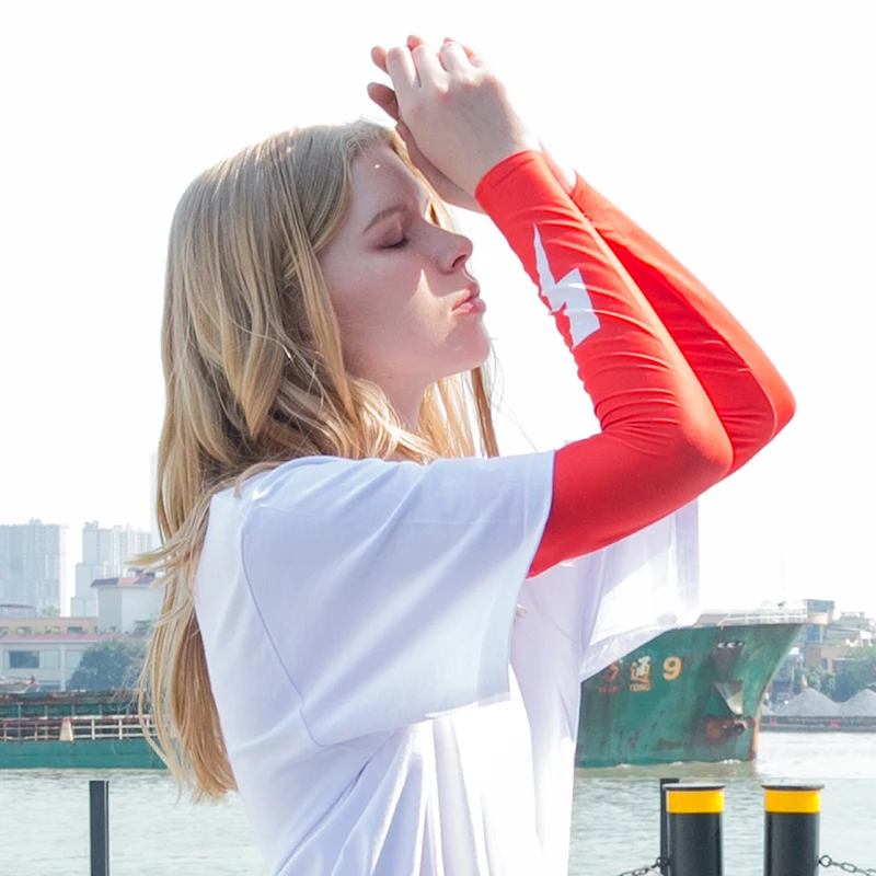 
YIPINU Arm Sleeves Breathable Skin-friendly Arm Covers for Sun Protection 