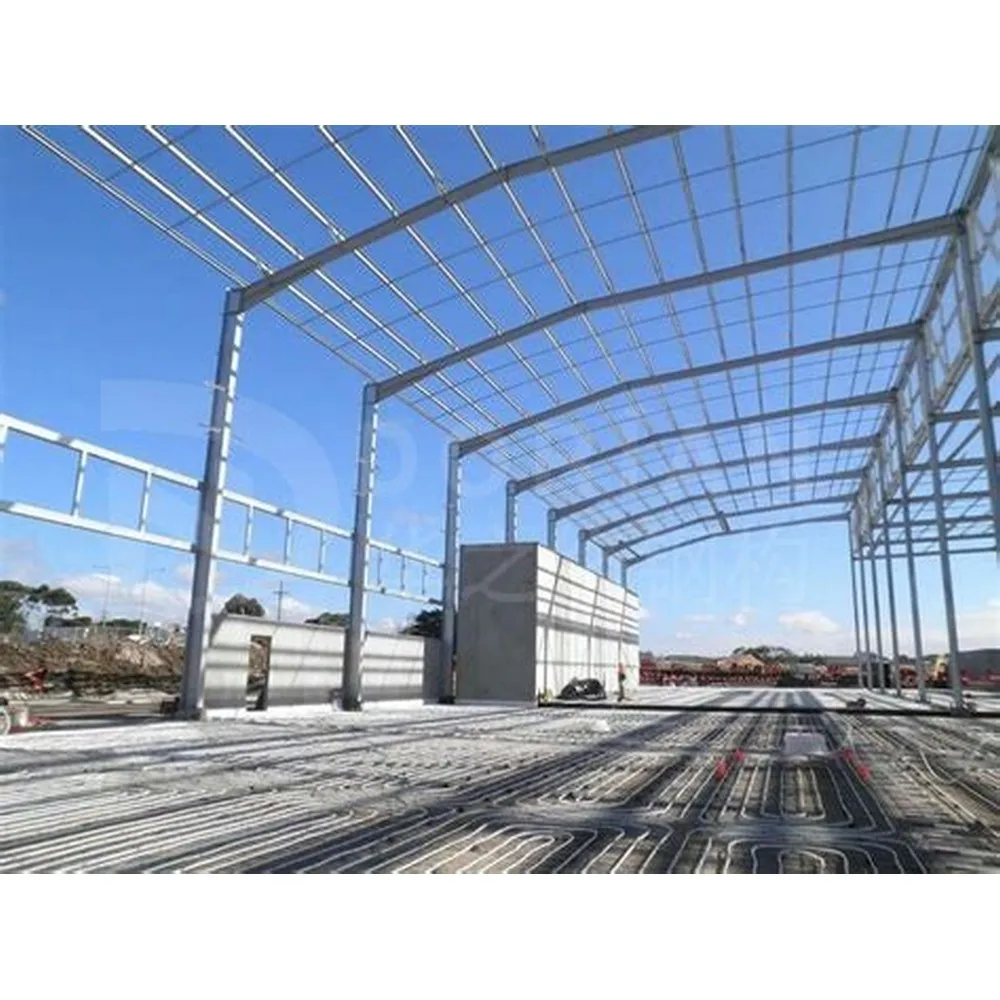 Foldable Design 100x100 Construction Building Shed Steel Building for Salt And Sand Storage