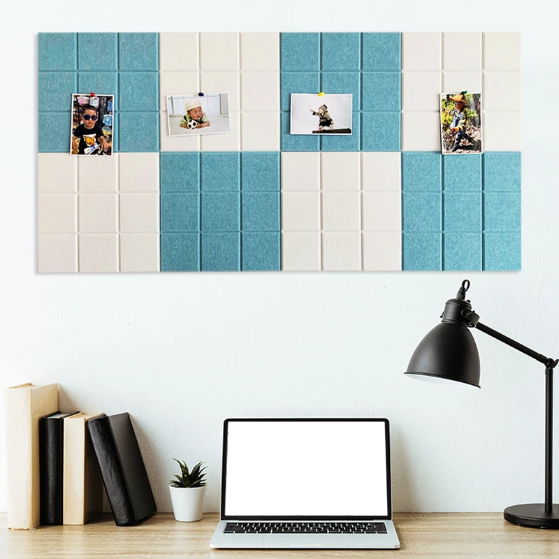 
Creative 9 lattice polyester fiber background paste sound-absorbing noise reduction wall paste background wall 