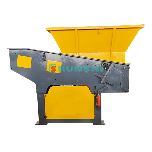 Recycling Plastic Tyre Single Shaft Shredder Machine For All Thick Wall Pipe