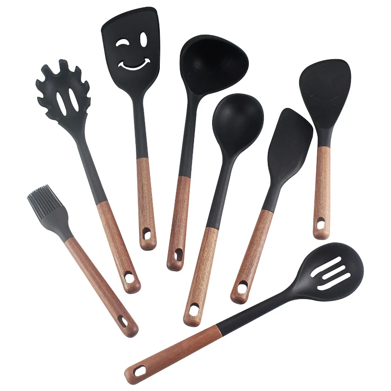 Горячая Распродажа 10 силиконовых кухонных принадлежностей