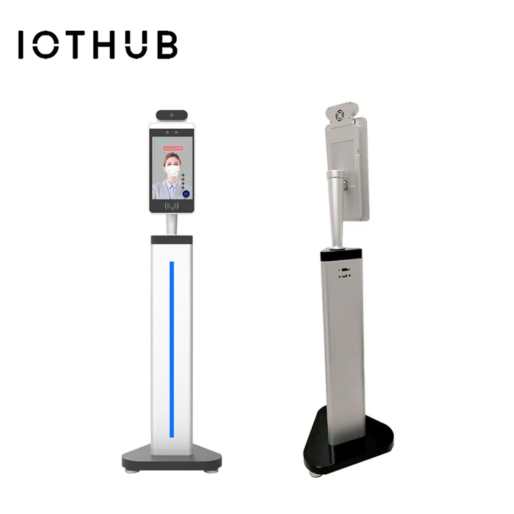 
Ai Intelligent Digital Face Recognition Lcd Display Hands Free Camera Normal Measurement Integrated Thermal Thermometer Access 