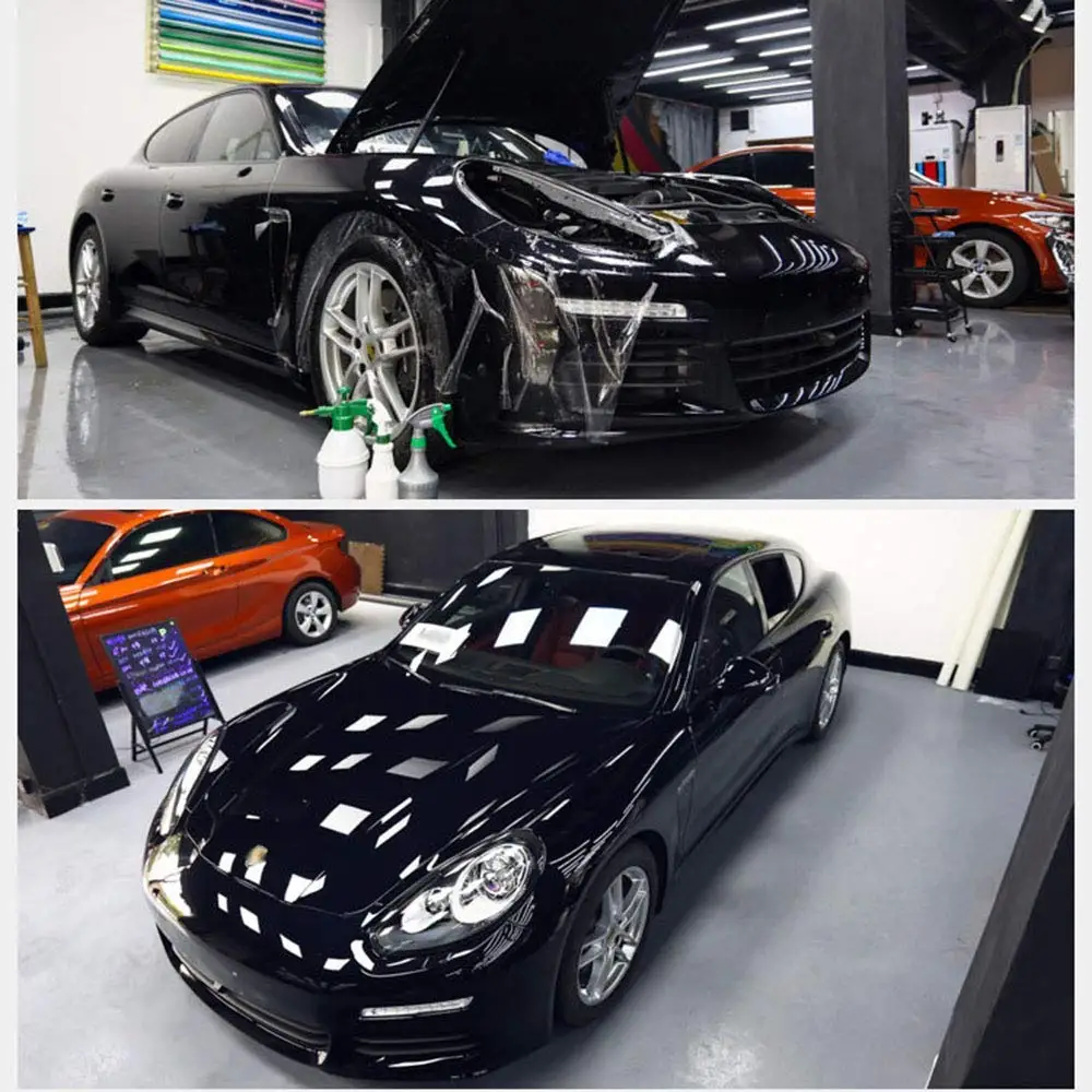  TPU-V8 Легкая установка прозрачная наклейка на кузов автомобиля самовосстанавливающаяся пленка 1 52*15