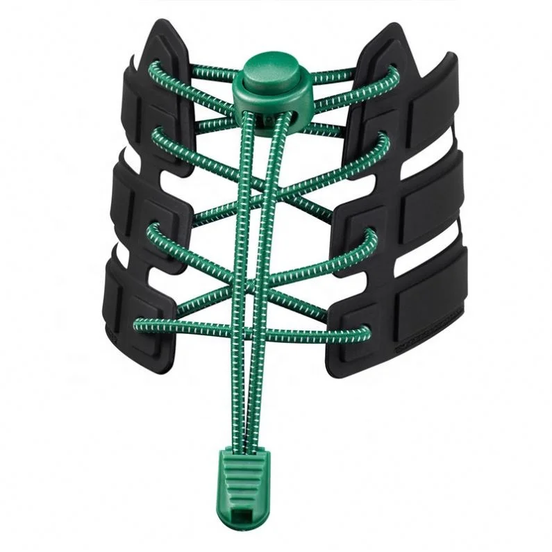 K445 New 19 colors Sneaker ShoeLaces Elastic No Tie Shoe Laces Stretching Lock Lazy laces Quick Rubber Shoelace Shoestrings